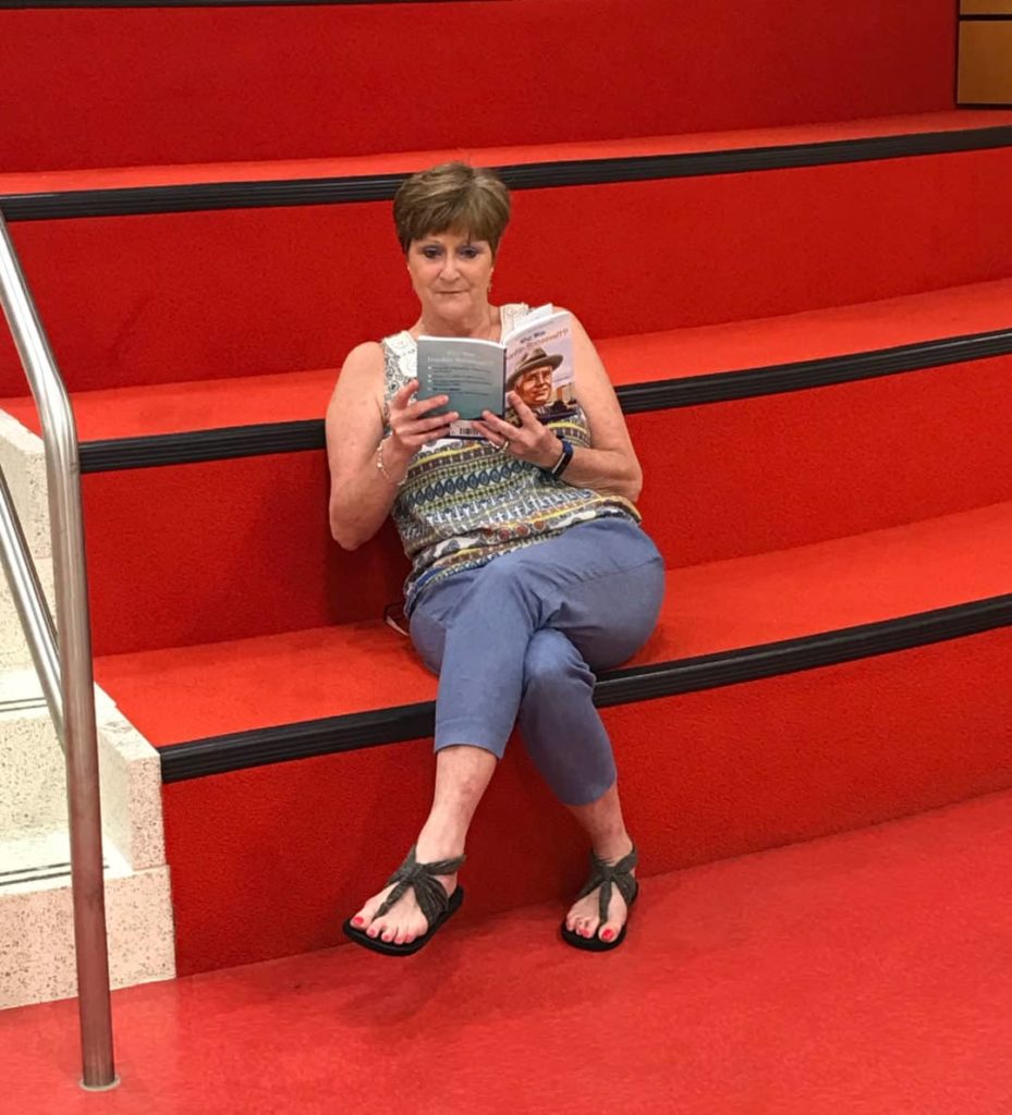 Even the teachers can’t keep their noses out of the books!